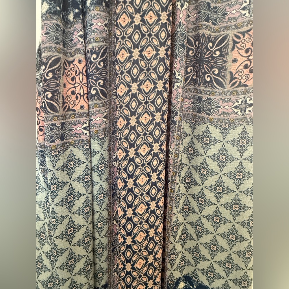 Mason & Belle Maxi Patchwork Design Boho‎ Dress - Size L - Picture 6 of 10